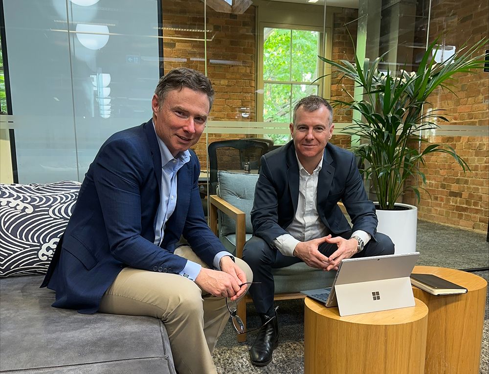 (From left to right) Kevin Love, Co-founder, and Andrew Tiernan, Co-founder & CEO at Pathways Digital