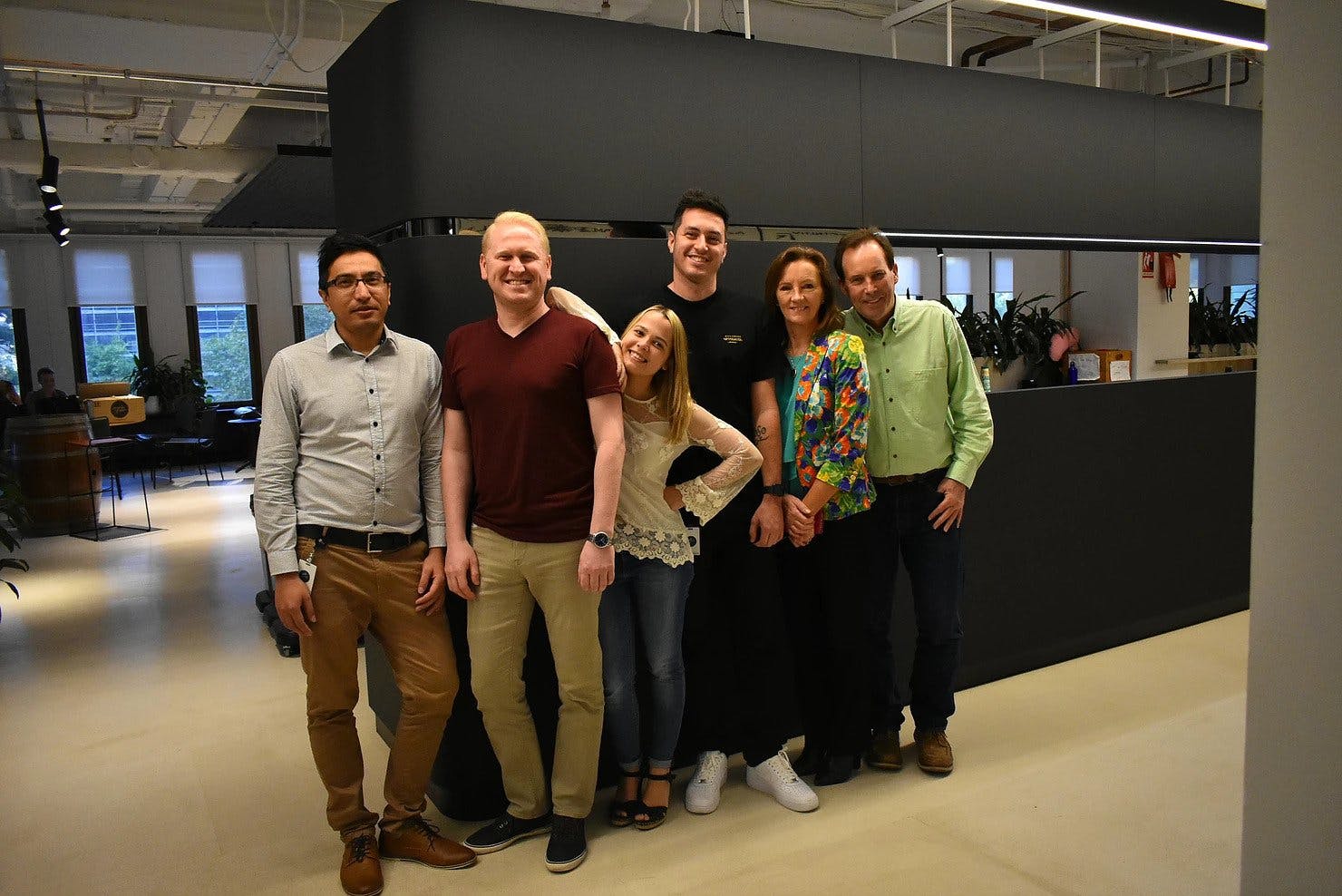 The WordFlow Team: Pawan, Clive, Amanda, Raphael, Caroline & Bruce